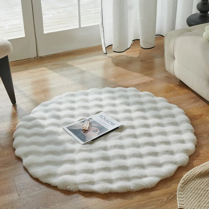 Luxurious Faux Rabbit Fur Rug™