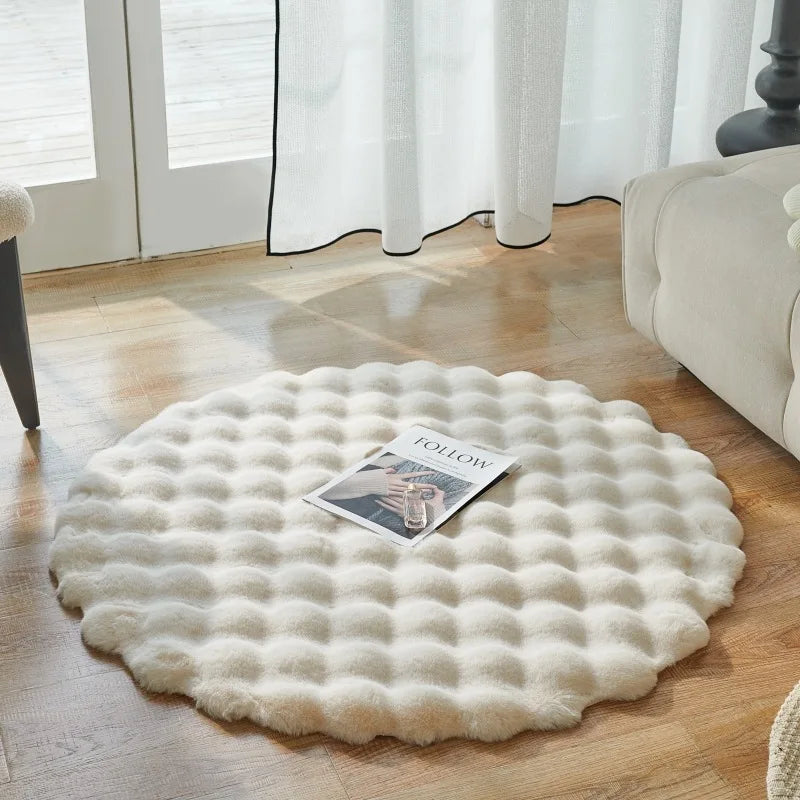 Luxurious Faux Rabbit Fur Rug™