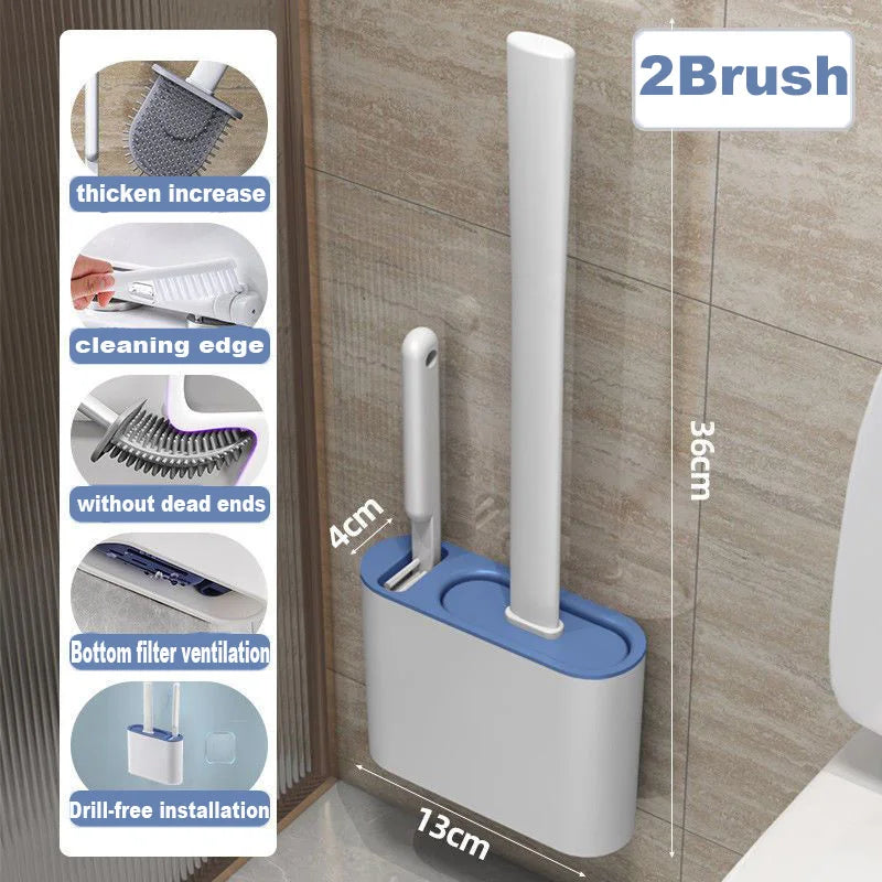 Brosse de Toilette Murale Hygiénique™