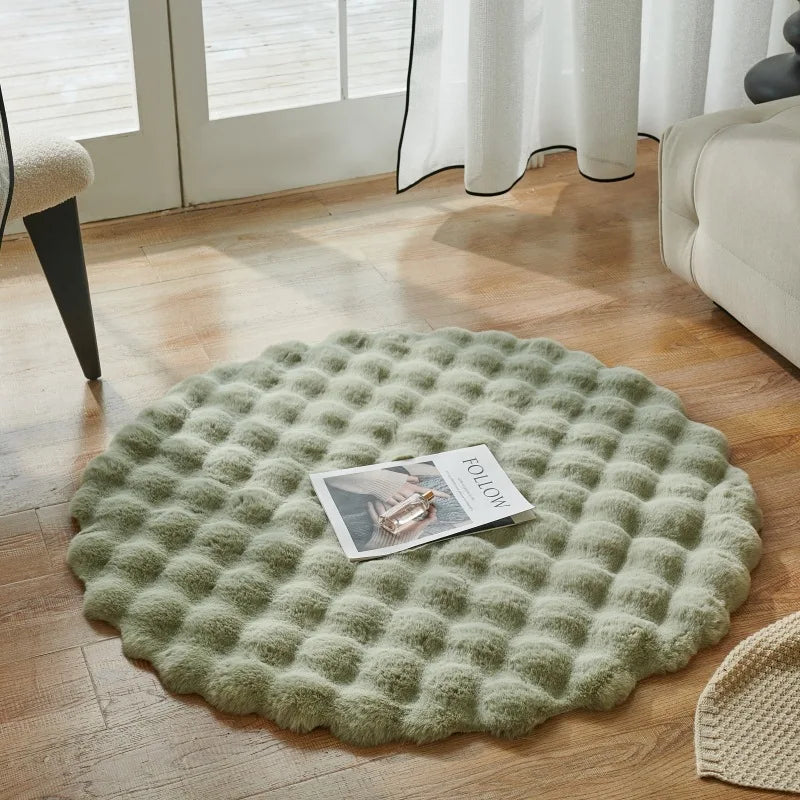 Luxurious Faux Rabbit Fur Rug™