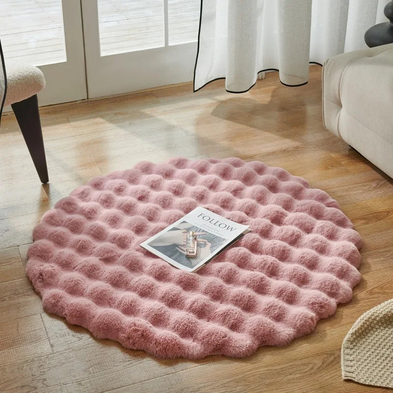 Luxurious Faux Rabbit Fur Rug™